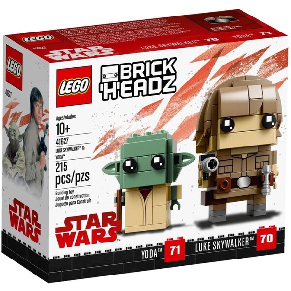 LEGO 41627 Luke Skywalker & Yoda BrickHeadz Set