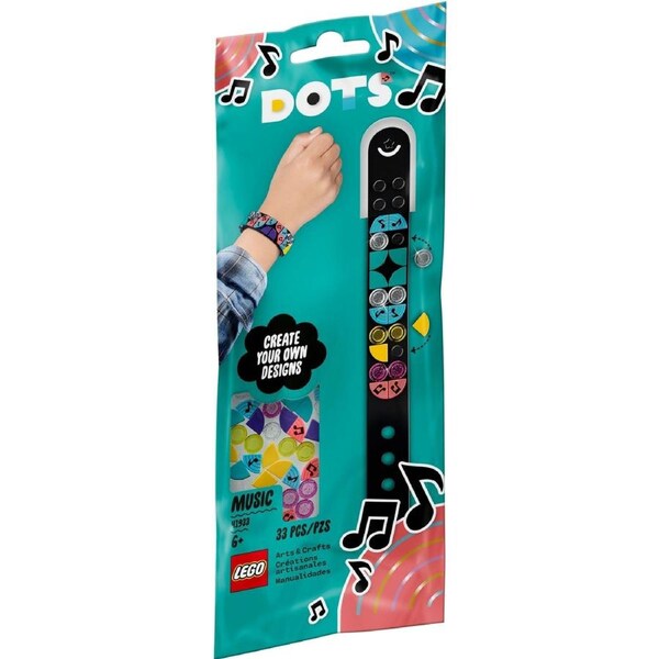 LEGO 41933 DOTS Music Bracelet - Customizable & Creative Kids' Jewelry