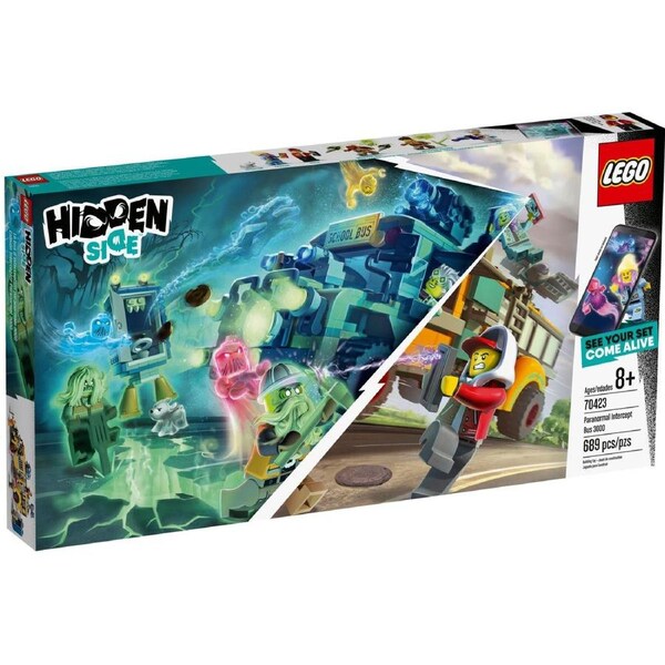 LEGO 70423 Hidden Side Paranormal Intercept Bus 3000 AR Playset