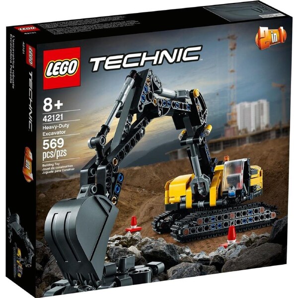 LEGO 42121 Heavy-Duty Excavator 2-in-1 Building Kit