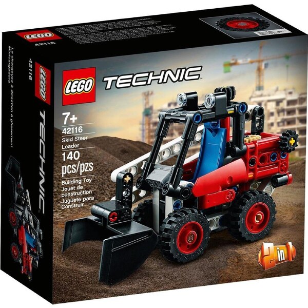 LEGO 42116 Skid Steer Loader & Hot Rod 2-in-1 Building Kit