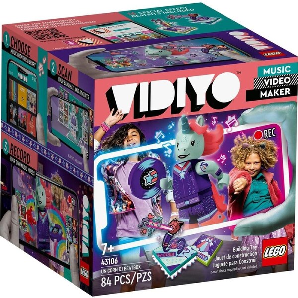 LEGO 43106 Unicorn DJ BeatBox - Music Video Maker Kit