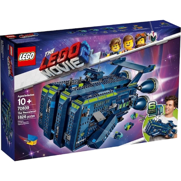 LEGO 70839 Rexcelsior! Spaceship Toy with Rex Dangervest
