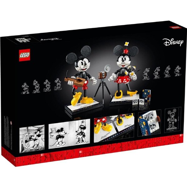 LEGO 43179 Mickey & Minnie Mouse Buildable Characters