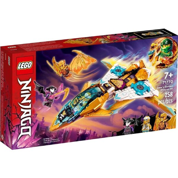 LEGO 71770 Zane's Golden Dragon Jet NINJAGO Set