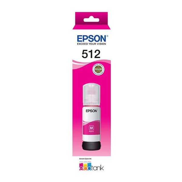 Epson Magenta EcoTank Ink Bottle T512 for ET 7700 & ET 7750