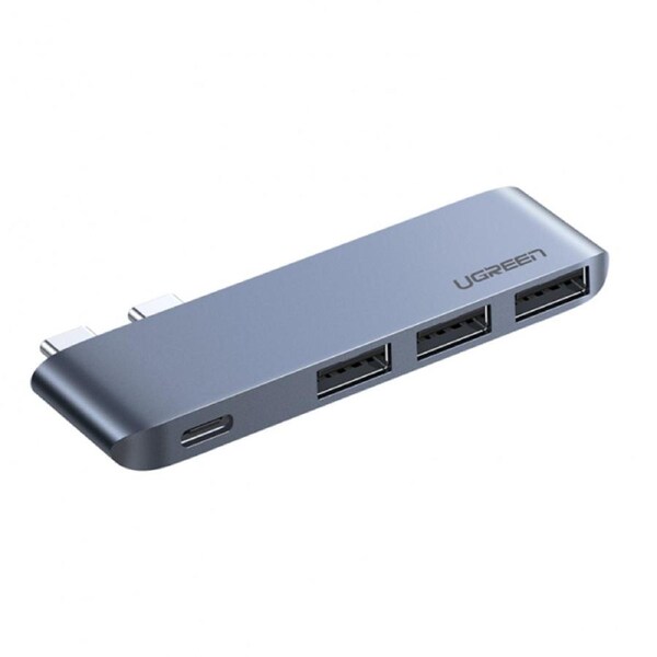 UGREEN 60564 Dual USB-C to USB3.0x3 + USB-C Adaptor