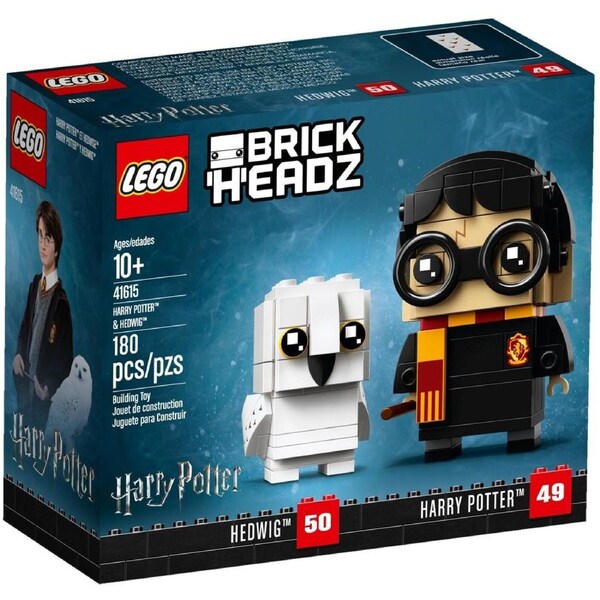 LEGO 41615 Harry Potter & Hedwig BrickHeadz Set