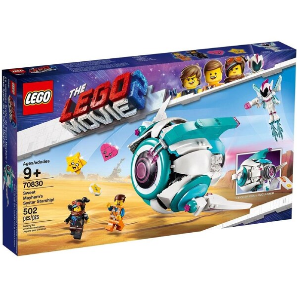 LEGO 70830 Sweet Mayhem's Systar Starship! Building Toy