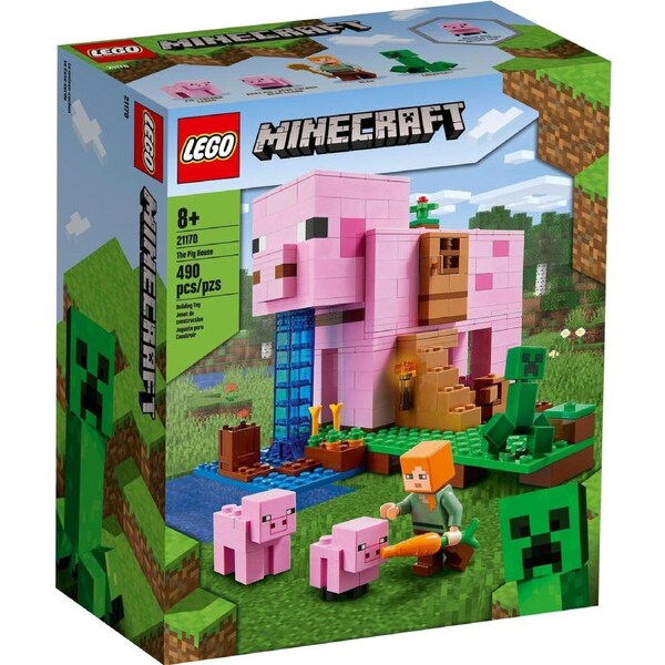 LEGO 21170 Minecraft The Pig House Building Set