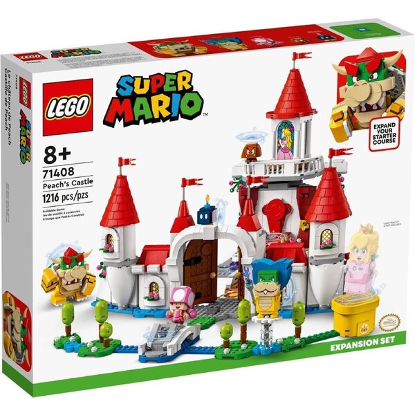 LEGO 71408 Peach's Castle Expansion Set