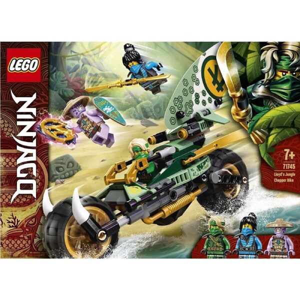 LEGO 71745 Lloyd's Jungle Chopper Bike NINJAGO 2-in-1 Playset