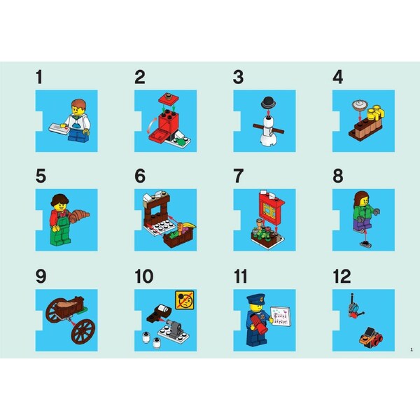 LEGO 60063 City Advent Calendar: Christmas Fun!