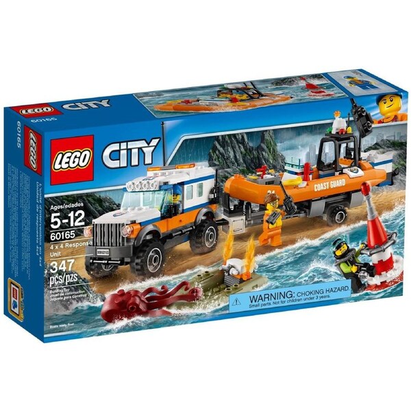 LEGO 60165 Coast Guard 4x4 Response Unit & Rescue Boat