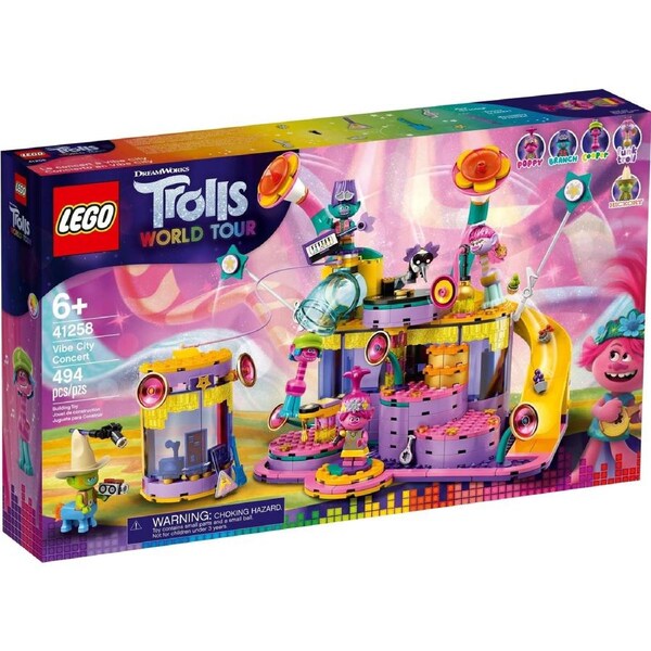 LEGO 41258 Trolls World Tour Vibe City Concert