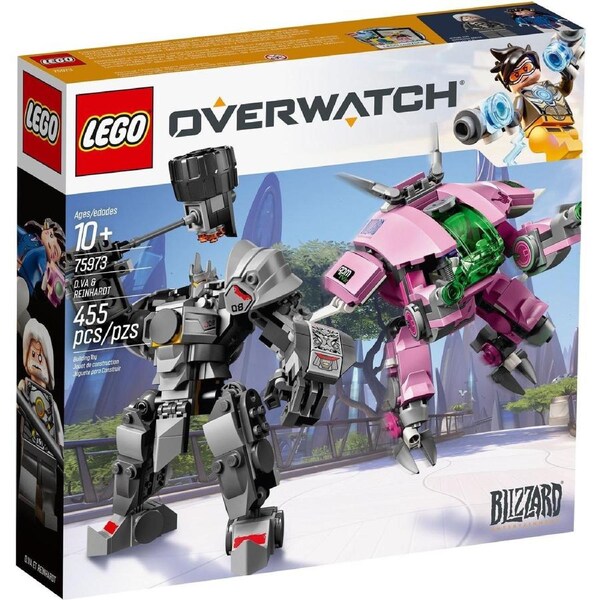 LEGO 75973 D.Va & Reinhardt Overwatch Mech & Armor Set