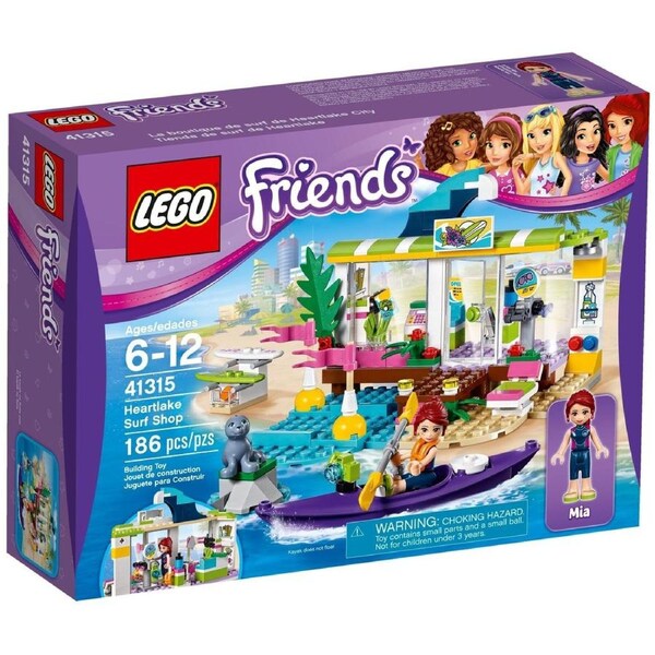 LEGO 41315 Heartlake City Surf Shop with Mia & Seal