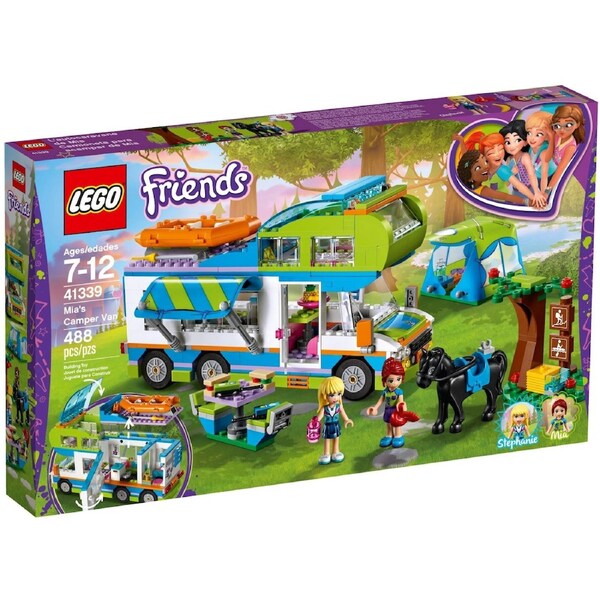 LEGO 41339 Mia's Camper Van: Camping Adventure with Horse & Accessories