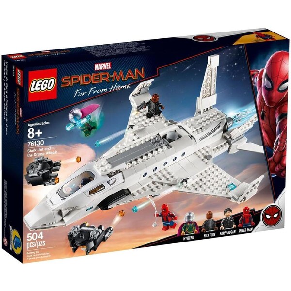 LEGO 76130 Stark Jet & Drone Attack: Spider-Man vs. Mysterio