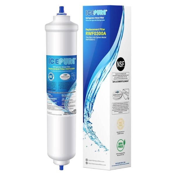 Universal External Fridge Water Filter Cartridge - RFC0300A RWF0300A