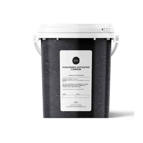 Orku 400g Activated Carbon Powder Coconut Charcoal Steam Activated Water Filtration