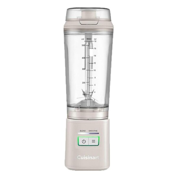 Cuisinart Blast & Go Cordless Portable Blender W/ 500ml Travel Cup Silver