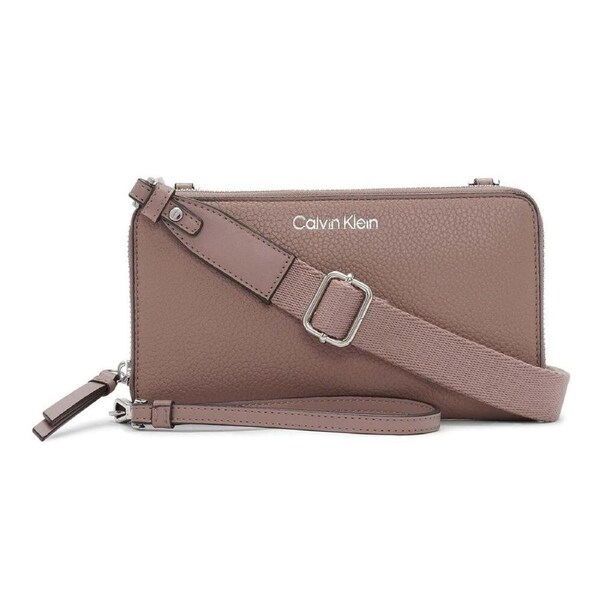 CALVIN KLEIN Women's Marble Organizational Wallet on a String Crossbody Bag