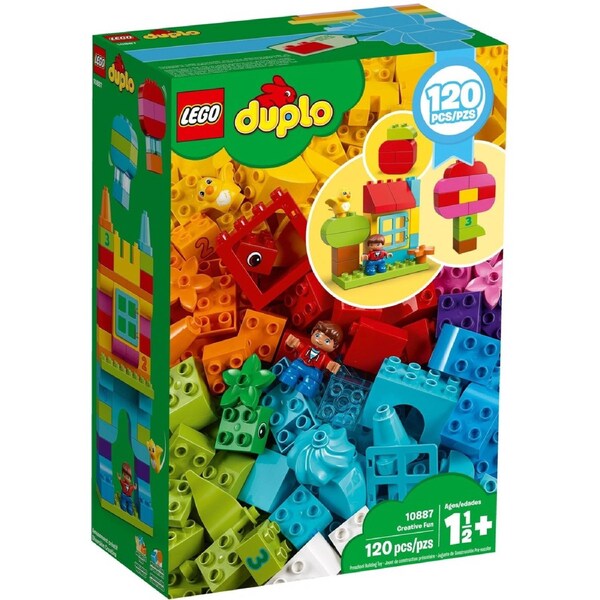 LEGO 10887 DUPLO Creative Fun Building Bricks & Ideas 120 pcs