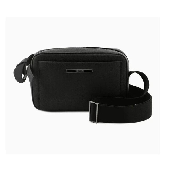 CALVIN KLEIN Men's Modern Bar Camera Crossbody Bag - Black - One Size