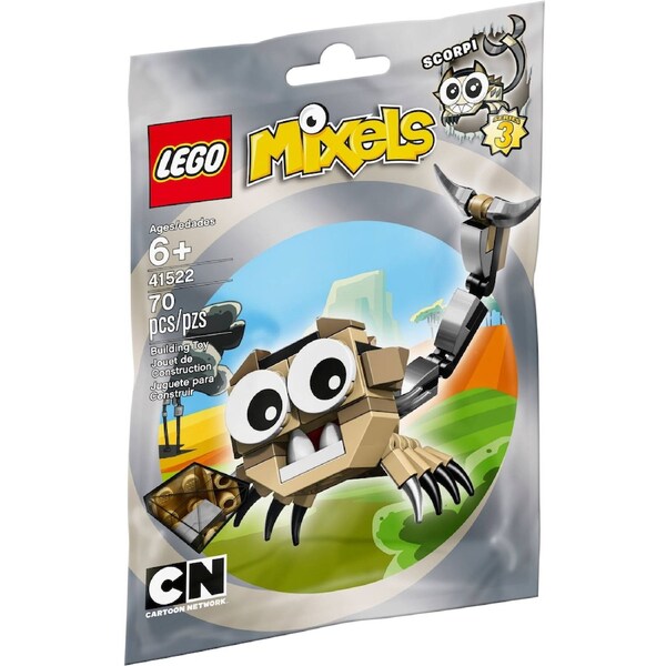 LEGO 41522 Scorpi Mixels Spikels Tribe Building Toy