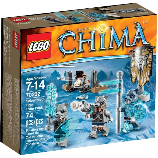 LEGO 70232 Saber-tooth Tiger Tribe Pack - Ice Sling Disc Shooter