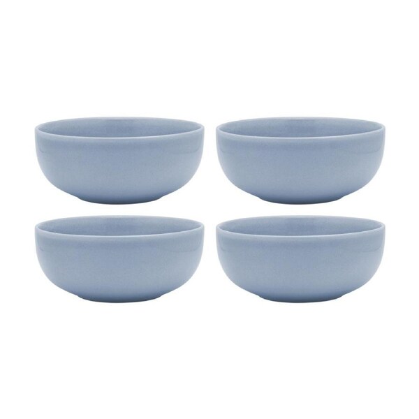 4PK Ecology Element Kitchenware Laska Bowl Sky Light Blue Stoneware 20cm