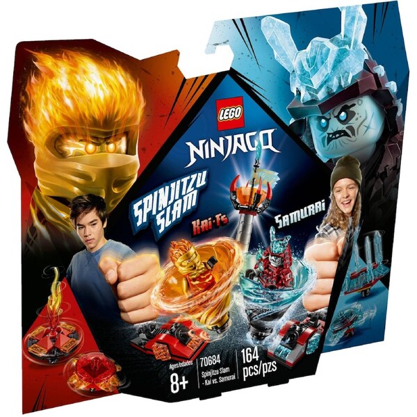 LEGO 70684 Spinjitzu Slam Kai vs. Samurai Ninja Spinner