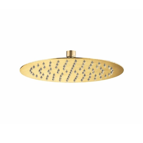 Amelie Essentiel Round Shower Head 300mm Brushed Brass BDORODR250FBG1P