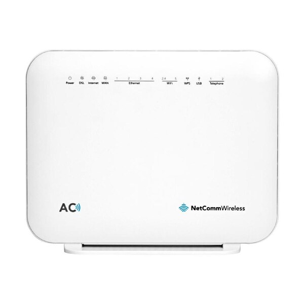 NETCOMM NF18ACV IEEE 802.11ac ADSL2+, VDSL2, Ethernet Modem Wireless Router