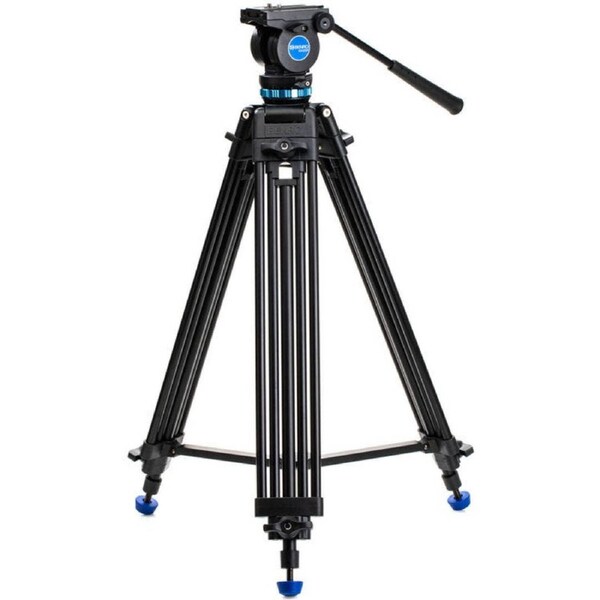 Benro KH25PC Aluminium, Dual-Tube, 3 Section, Video Tripod, Twist-Lever Lock, K5
