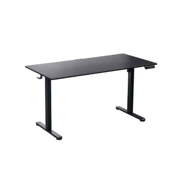 140 x 70cm Electric Standing Desk Height Adjustable Motorised Electric Sit Stand in Black