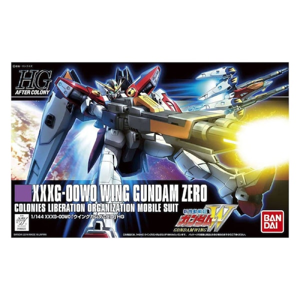 Bandai Gundam HGAC XXXG-00W0 Wing Gundam Zero 1/144 Model Kit
