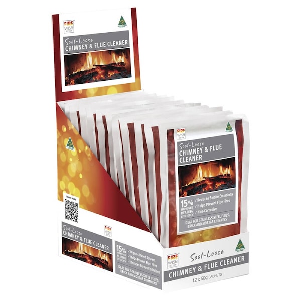 Firewise Soot-Loose Chimney & Flue Cleaner - 12 Sachets