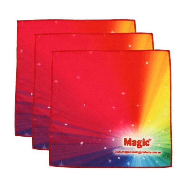 Magic Multi-Purpose Microfibre Cleaning Cloths - 3 Pack