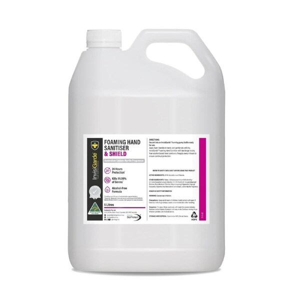InvisiGarde Non-Drying Foaming Hand Sanitiser & Shield 5L