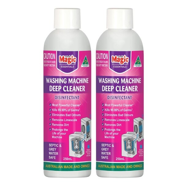 Magic Washing Machine Deep Cleaner & Disinfectant 250mL - 2 Pack
