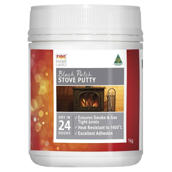 Firewise Black Patch Stove Putty 1kg