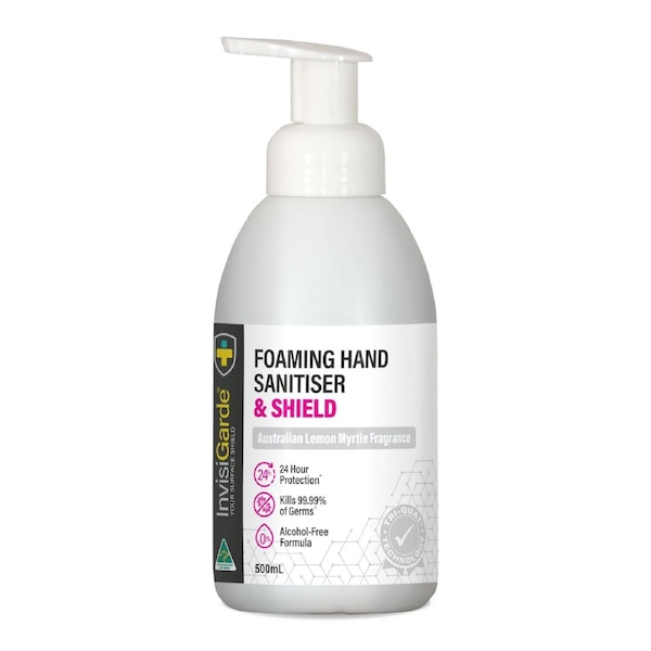 InvisiGarde Non-Drying Foaming Hand Sanitiser & Shield 500mL