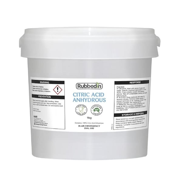 Citric Acid Anhydrous Fine Granules Food Safe GMO Free 1kg