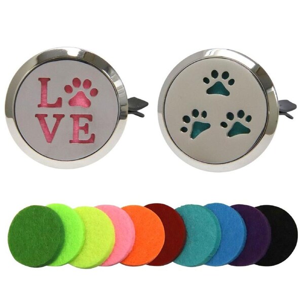 Aruma Life Essential Oil Car Diffuser Charm Set - Puppies