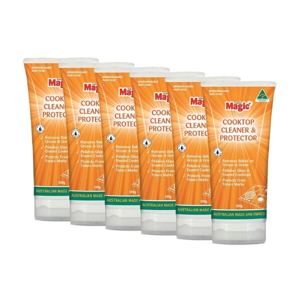 Magic Cooktop Cleaner & Protector with Applicator 200g - 6 Pack
