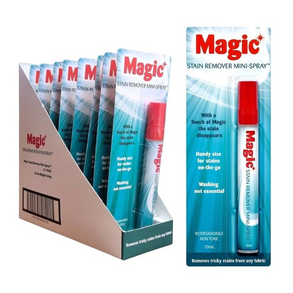 Magic Stain Remover Solvent-Power Mini Spray 10mL - 8 Pack