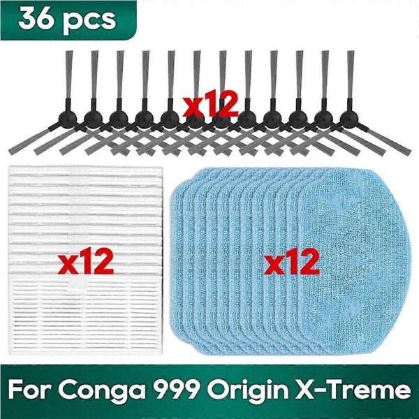 PPCATPT 36PCS for Conga Genesis Vacuum Cleaner Parts Replacement