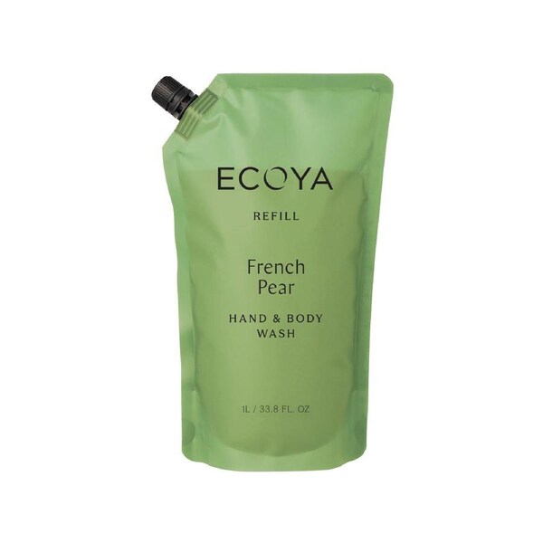 ECOYA Hand & Body Wash Refill French Pear 1L